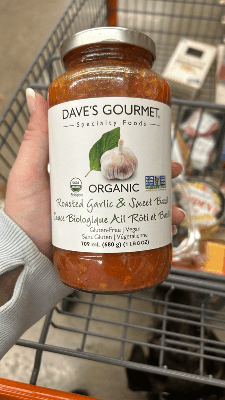 Is it Dairy Free? Daves Gourmet Organic Pasta Sauce Roasted Garlic & Sweet Basil