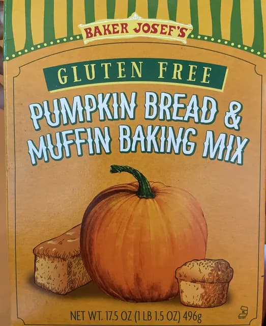 Is it Gluten Free? Baker Josef's Gluten Free Pumpkin Bread & Muffin Baking Mix