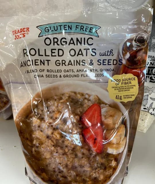 Is it Egg Free? Trader Joe's Organic Rolled Oats With Ancient Grains & Seeds