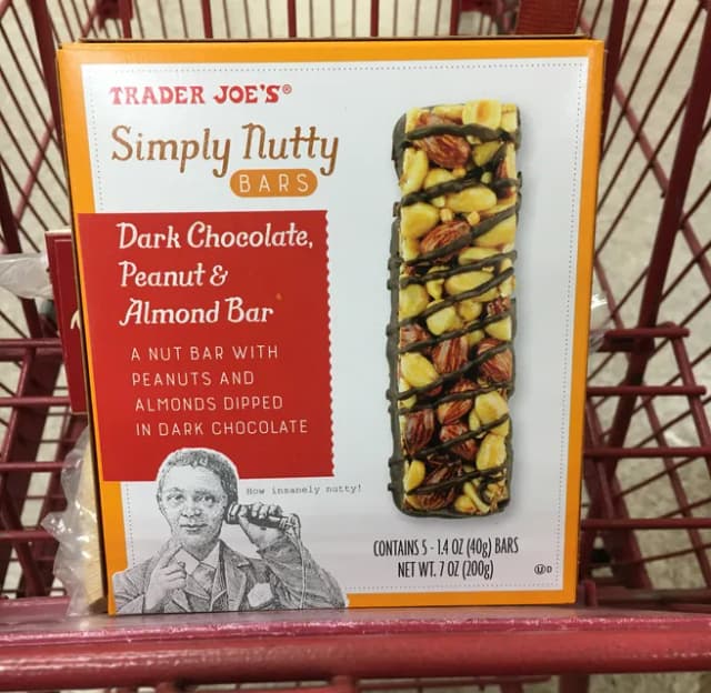 Is it Egg Free? Trader Joe’s Simply Nutty Bars Dark Chocolate, Peanut & Almond Bar