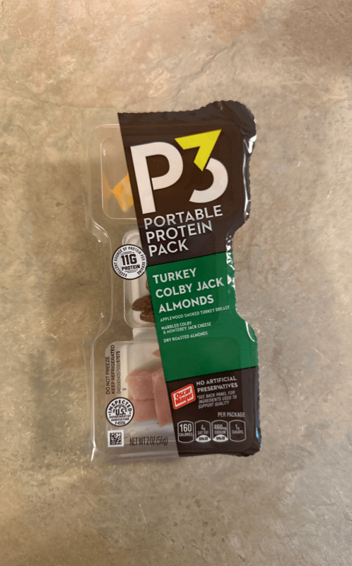 Is it Fish Free? P3 Portable Protein Pack Turkey Almonds Colby Jack Cheese For Low Carb Lifestyle Tray