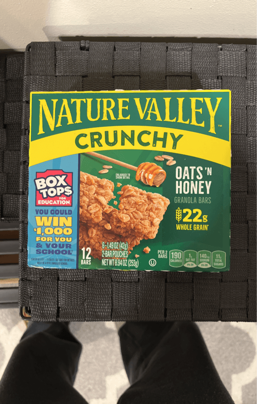 Is it Shellfish Free? Nature Valley Oats 'n Honey Crunchy Granola Bars