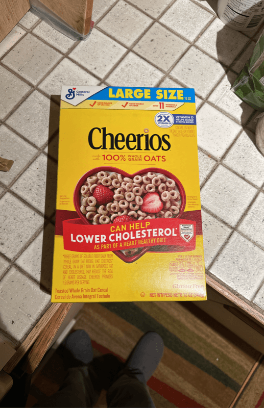 Is it Shellfish Free? Cheerios Cereal Toasted Whole Grain Oat Box