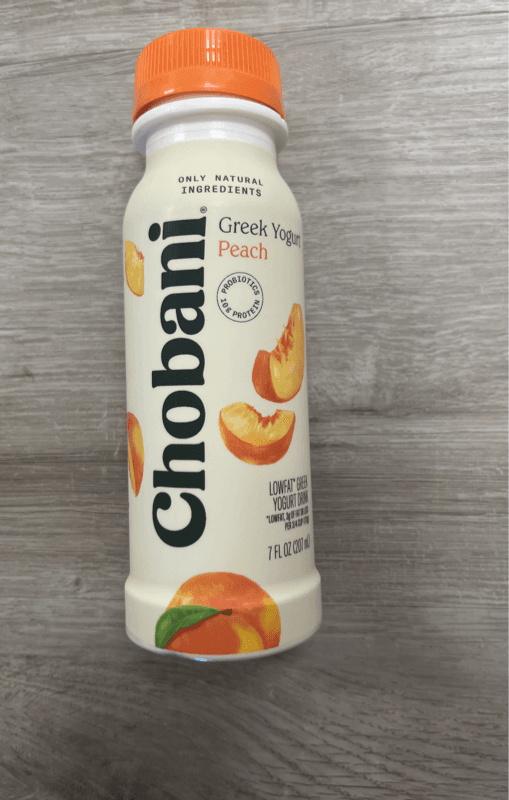 Is it Milk Free? Chobani Peach Drink