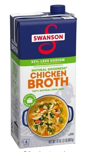 Is it Shellfish Free? Swanson 33% Less Sodium Chicken Broth