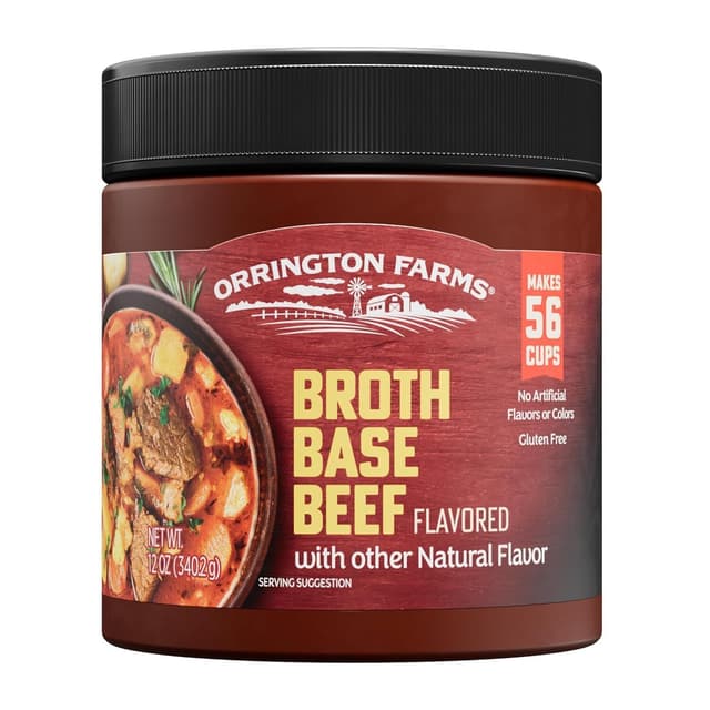 Is it Dairy Free? Orrington Farms Beef Flavored Broth Base & Seasoning