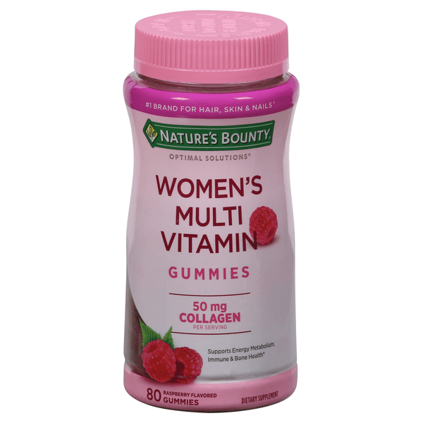 Is it Soy Free? Natures Bounty Multivitamin, Women's, 50 Mg, Raspberry Flavored, Gummies