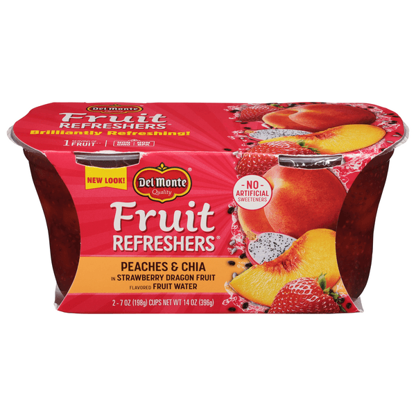 Is it Milk Free? Del Monte Fruit & Chia Peaches In Strawberry Dragon Fruit Flavored Chia