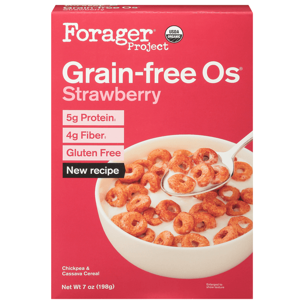 Is it Soy Free? Forager Project Organic Grain Free Strawberry Cereal