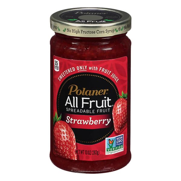 Is it Milk Free? Polaner All Fruit Spreadable Fruit Non-gmo Strawberry