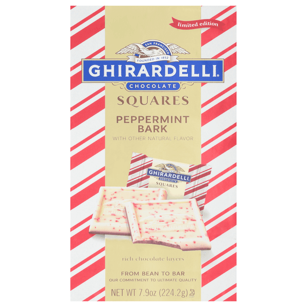 Is it Milk Free? Ghirardelli Peppermint Bark Chocolate Squares