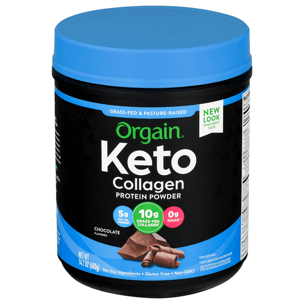 Is it Soy Free? Orgain Keto Protein Powder Ketogenic Collagen With Mct Oil Chocolate