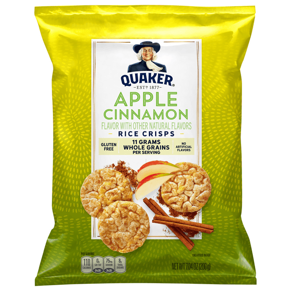 Is it Dairy Free? Quaker Gluten-free Apple Cinnamon Rice Cakes