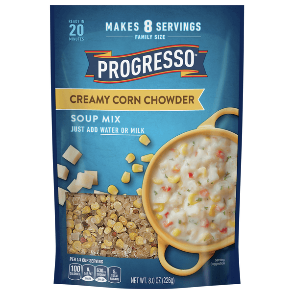 Is it Soy Free? Prog Dry Soup Mix Crmy Corn Chwder