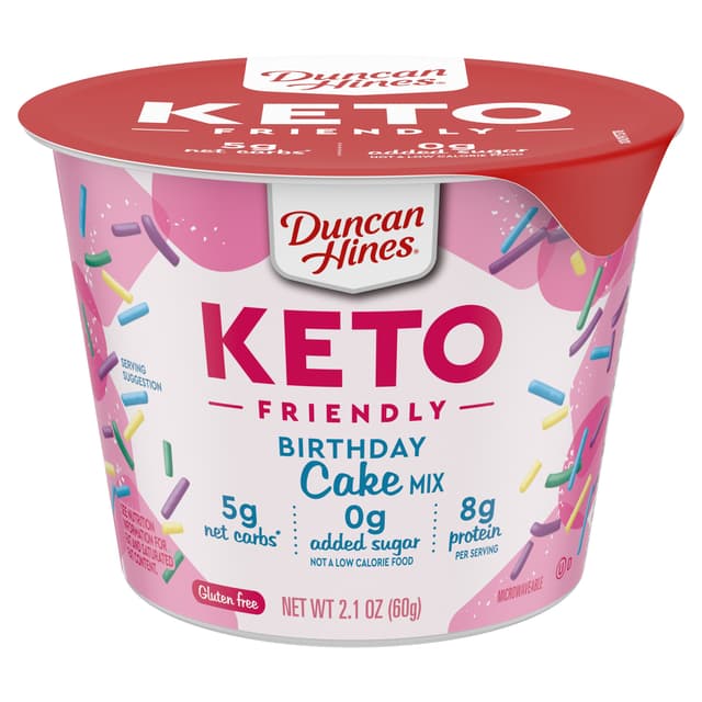 Is it Milk Free? Duncan Hines Keto Friendly Birthday Cake Mix