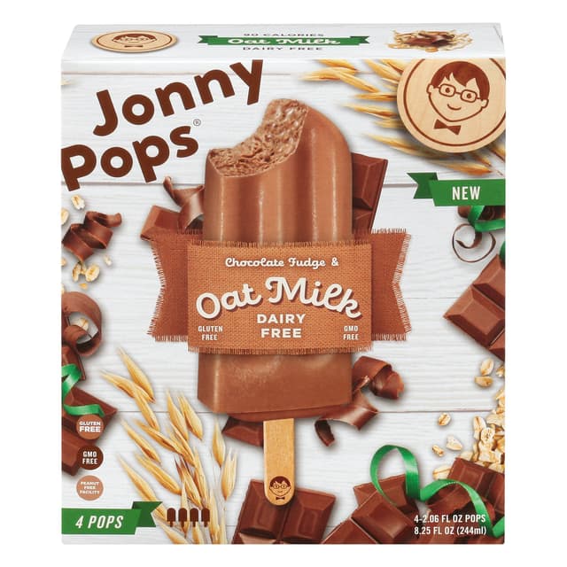 Is it Dairy Free? Jonny Pops Chocolate Fudge & Oat Milk Dairy Free Pops