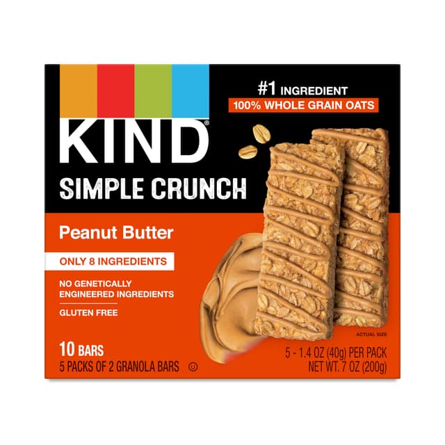 Is it Soy Free? Kind Peanut Butter Simple Crunch Granola Bar