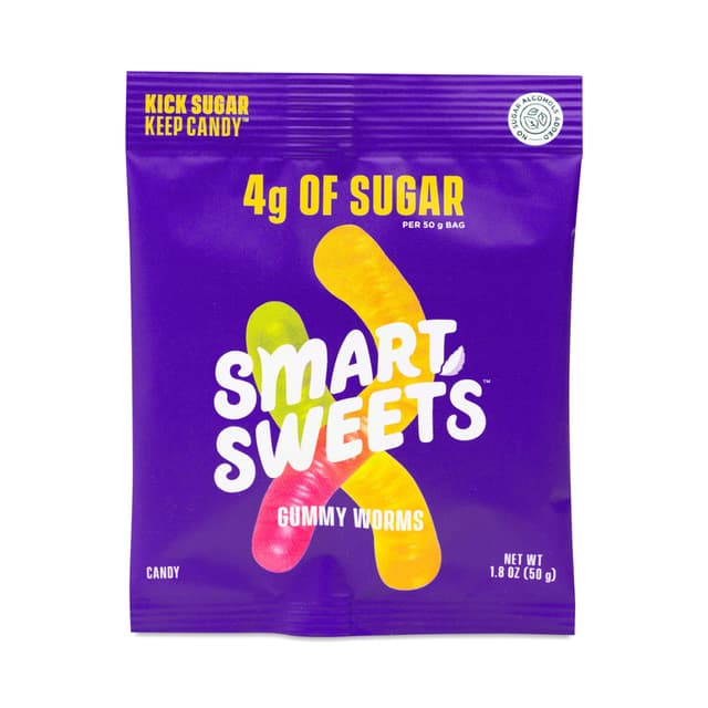 Is it Dairy Free? Smartsweets Gummy Worms Of Sugar Per