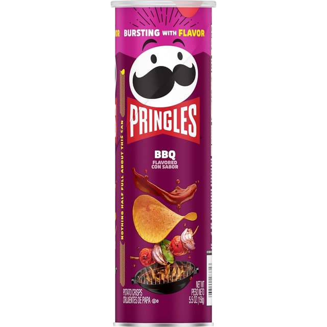 Is it Dairy Free? Pringles Potato Crisps Chips Lunch Snacks Bbq