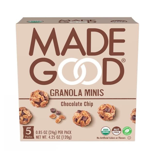 Is it Milk Free? Made Good Granola Minis Chocolate Chip