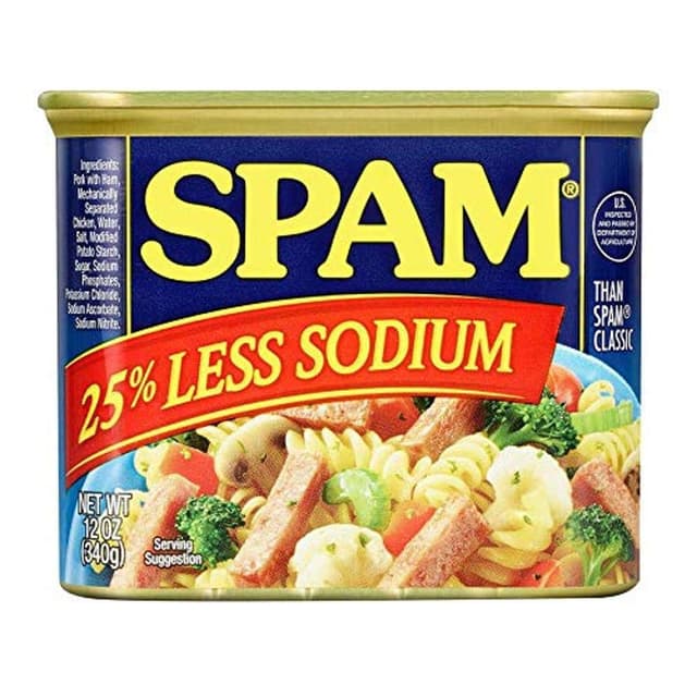 Is it Shellfish Free? Spam Classic 25% Less Sodium