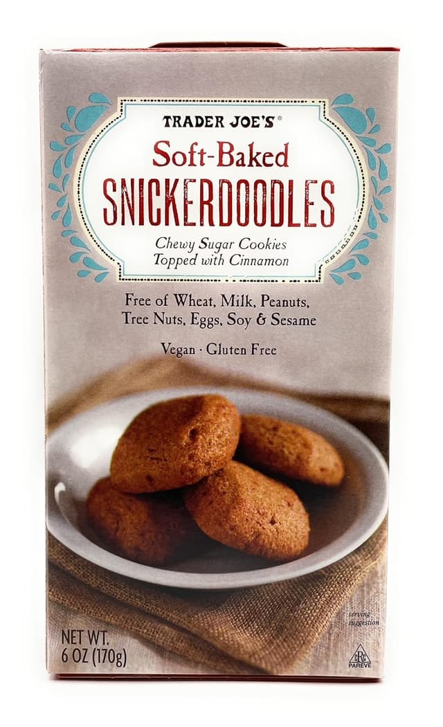 Is it Soy Free? Trader Joe's Soft-baked Snickerdoodles Chewy Sugar Cookies Topped With Cinnamon