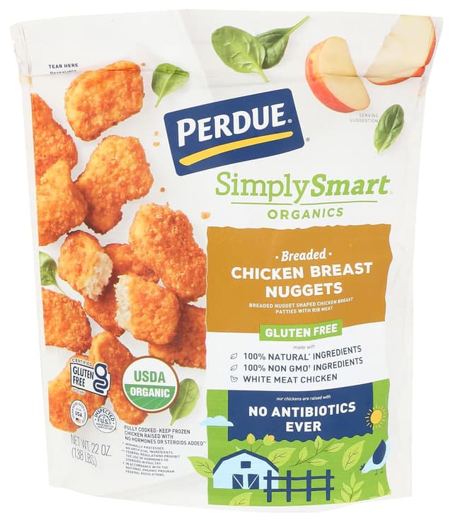 Is it Sesame Free? Perdue Simply Smart Organics Gluten Free Breaded Chicken Breast Nuggets