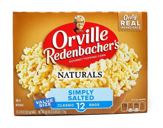 Is it Dairy Free? Orville Redenbacher's Naturals Simply Salted Popcorn, Microwave Popcorn