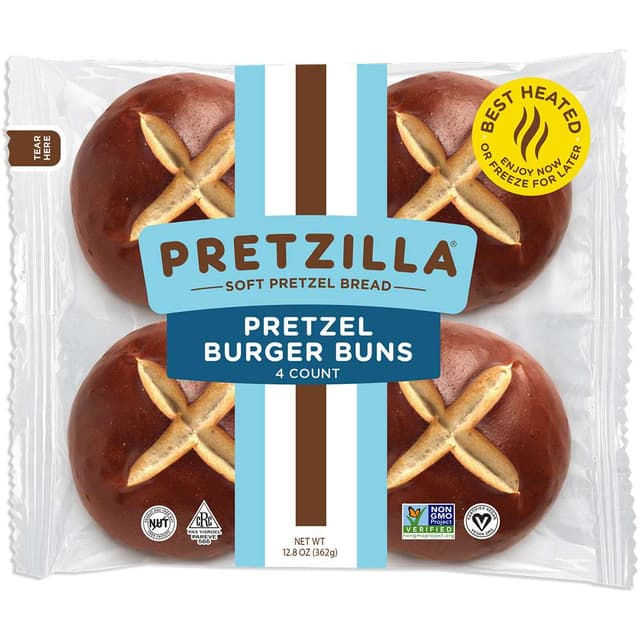 Is it Dairy Free? Pretzilla Soft Pretzel Burger Buns