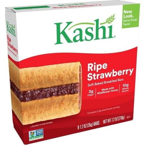 Is it Soy Free? Kashi Soft Baked Breakfast Bars, Vegetarian Bars, Ripe Strawberry