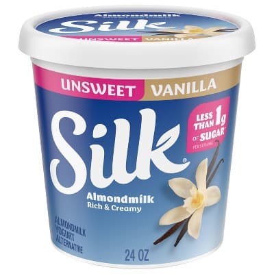 Is it Soy Free? Silk Yogurt Alternative Almondmilk Unsweet Vanilla