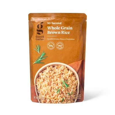 Is it Egg Free? 90 Second Whole Grain Brown Rice Microwavable Pouch - Good & Gather™