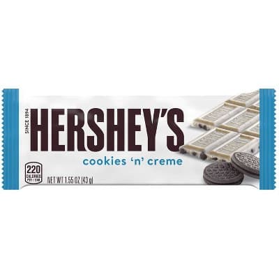 Is it Egg Free? Hershey's Cookies 'n' Creme Candy Bar