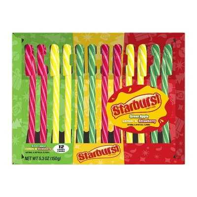 Is it Shellfish Free? Starburst Candy Canes Green Apple Lemon & Strawberry