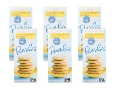 Is it Dairy Free? Pamela's Products Cookies Gluten Free Lemon Shortbread