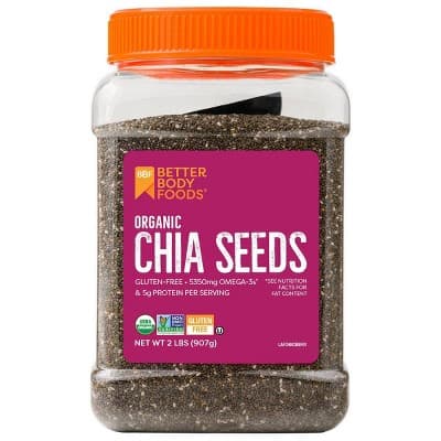 Is it Dairy Free? Betterbody Foods Organic Black Chia Seeds