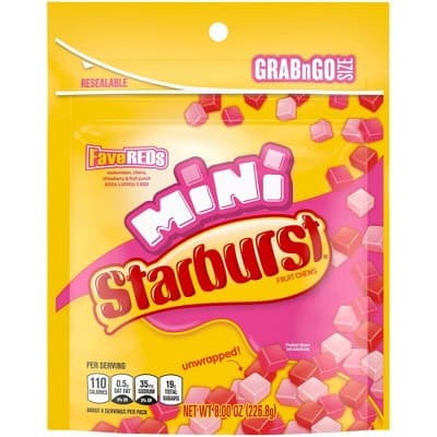 Is it Egg Free? Starburst Favereds Minis Unwrapped