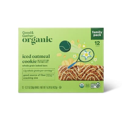 Is it Dairy Free? Organic Iced Oatmeal Cookie Whole Grain Baked Bar Good & Gather™