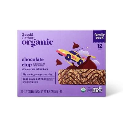 Is it Dairy Free? Organic Chocolate Chip Whole Grain Baked Bar Good & Gather™