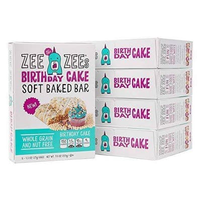 Is it Egg Free? Zee Zees Birthday Cake Soft Baked Bar