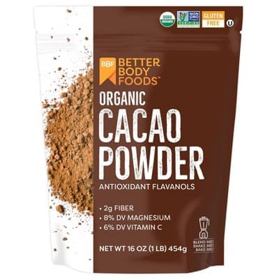 Is it Dairy Free? Betterbody Foods Organic Cacao Powder