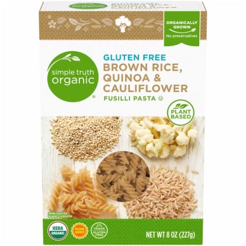 Is it Vegetarian? Simple Truth Organic Gluten Free Cauliflower And Quinoa Fusilli Pasta