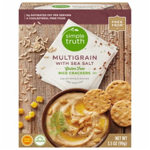 Is it Soy Free? Simple Truth Gluten Free Multigrain With Sea Salt Rice Crackers