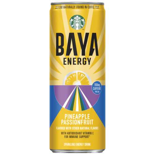 Is it Fish Free? Starbucks Baya Energy Pineapple Passionfruit Sparkling Energy Drink