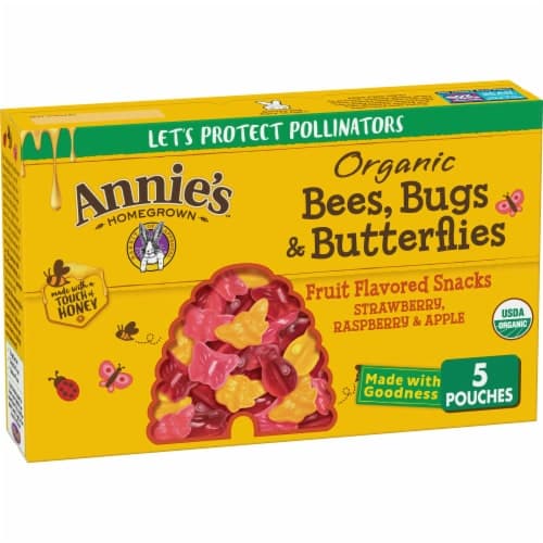 Is it Soy Free? Annie's Homegrown Annie's Organic Bees Bugs & Butterflies Fruit Kid Snacks