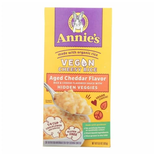 Is it Soy Free? Annies Vegan Cheesy Rice With Hidden Veggies Aged Cheddar