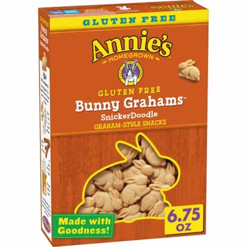 Is it Soy Free? Annie's Bunny Grahams Gluten Free Snickerdoodle Graham Style Snacks