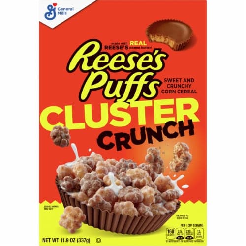 Is it Shellfish Free? General Mills Reese’s Puffs Cluster Crunch Corn Cereal