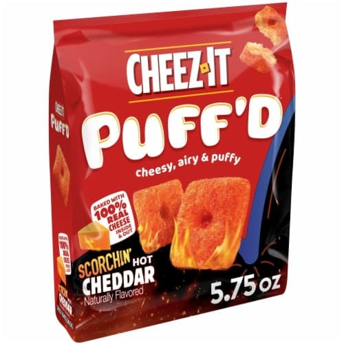 Is it Shellfish Free? Cheez-it Puff'd Scorchin' Hot Cheddar Puffed Snacks