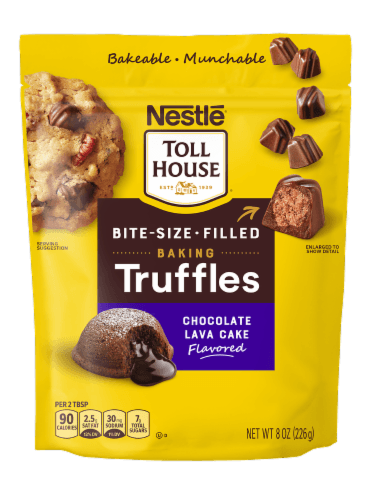 Is it Shellfish Free? Nestlé Toll House Bite-size Filled Baking Truffles Chocolate Lava Cake Flavored